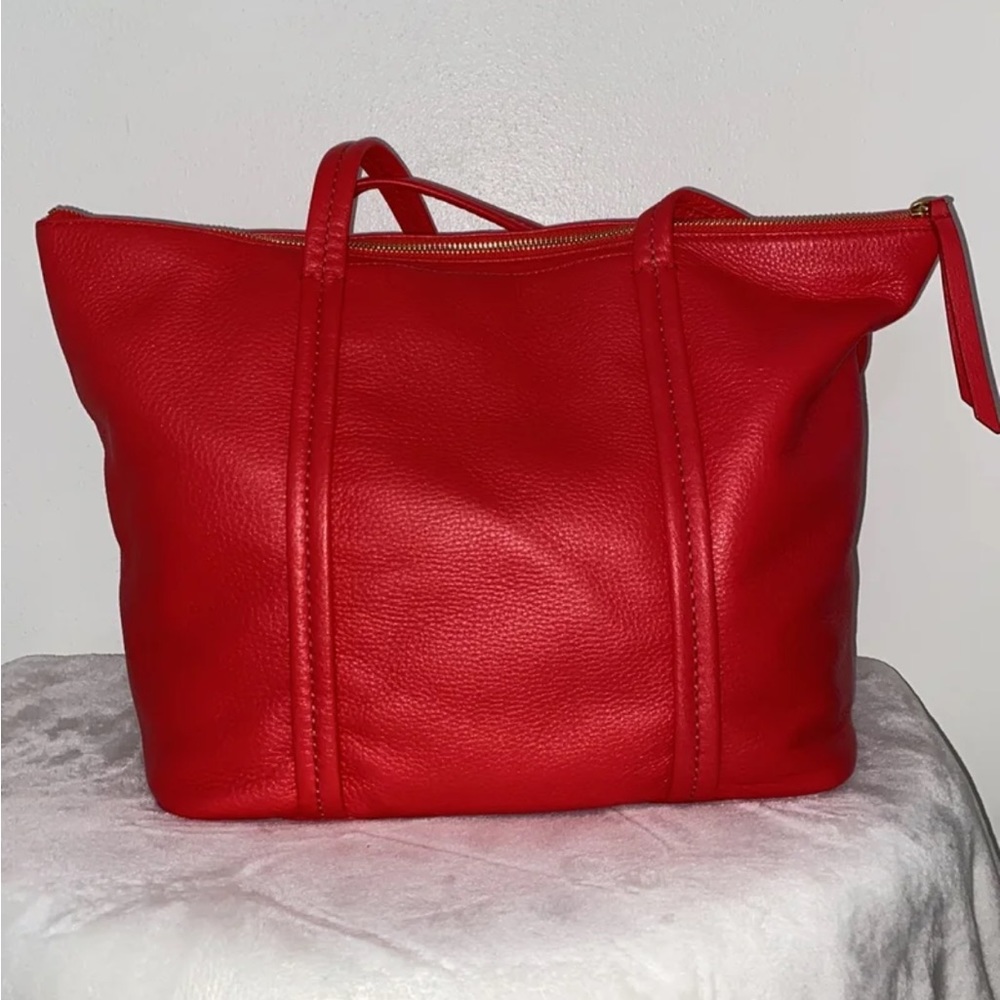 *sold* Vera Bradley Leather Tote Bag